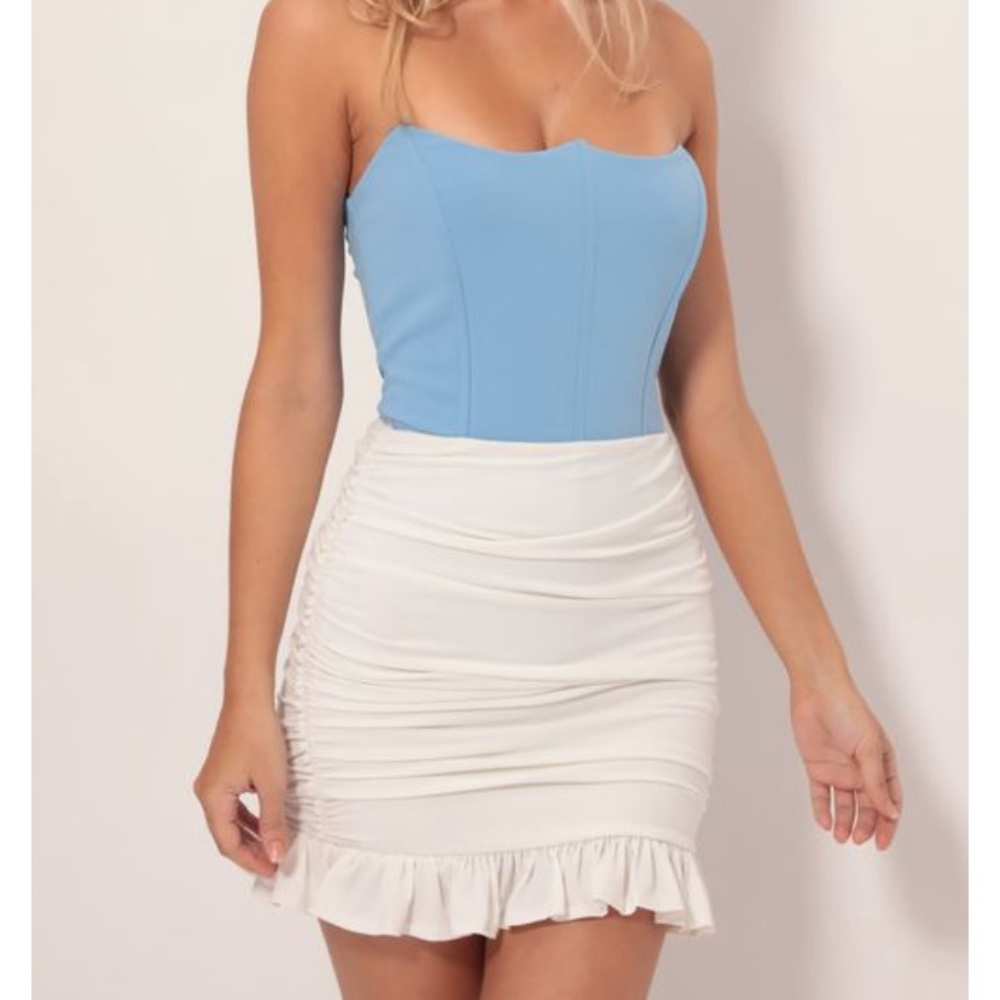 NWOT lucy in the sky blue bodysuit